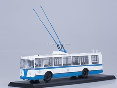 ZIU-682B trolleybus with operating rod blue-white Start Scale Models (SSM) 1:43