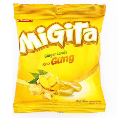 Конфеты имбирные Migita Ginger candy, 70 гр