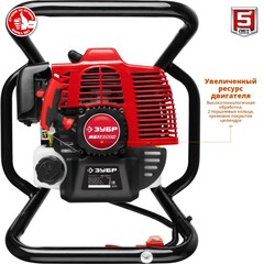 ЗУБР d 60 - 200 мм, 52 см3, 1 оператор, шнек в комплекте, мотобур (бензобур) (МБ1-200 Н)