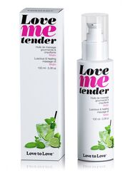 Съедобное согревающее массажное масло Love Me Tender Mojito с ароматом мохито - 100 мл. - 