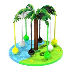 Детская карусель кокосовая пальма "Остров драконов" (d290см)