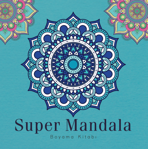 Böyüklər üçün boyama - Super Mandala