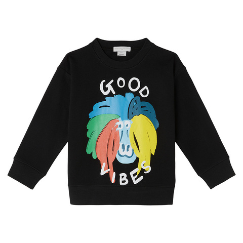 Свитшот Stella McCartney Kids Good Vibes Black