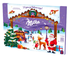 Набор подарочный Milka Адвент-календарь новогодний