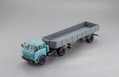 MAZ-504 with semi-trailer MAZ-9380 (1986) blue-gray 1:43 Nash Avtoprom