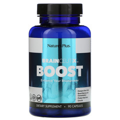 Nature's Plus, Brainceutix, Стимулятор, 90 Капсул