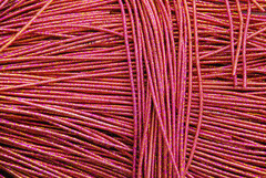 Упругая канитель золото/розовый 1,6мм