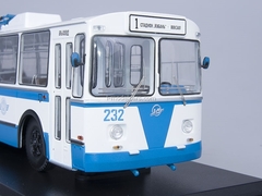 ZIU-682B trolleybus with operating rod blue-white Start Scale Models (SSM) 1:43