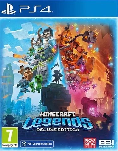 Minecraft Legends Deluxe Edition  (диск для PS4, полностью на русском языке)