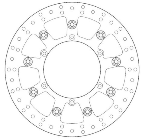 FMD0279RF Диск тормозной MOTO 1шт