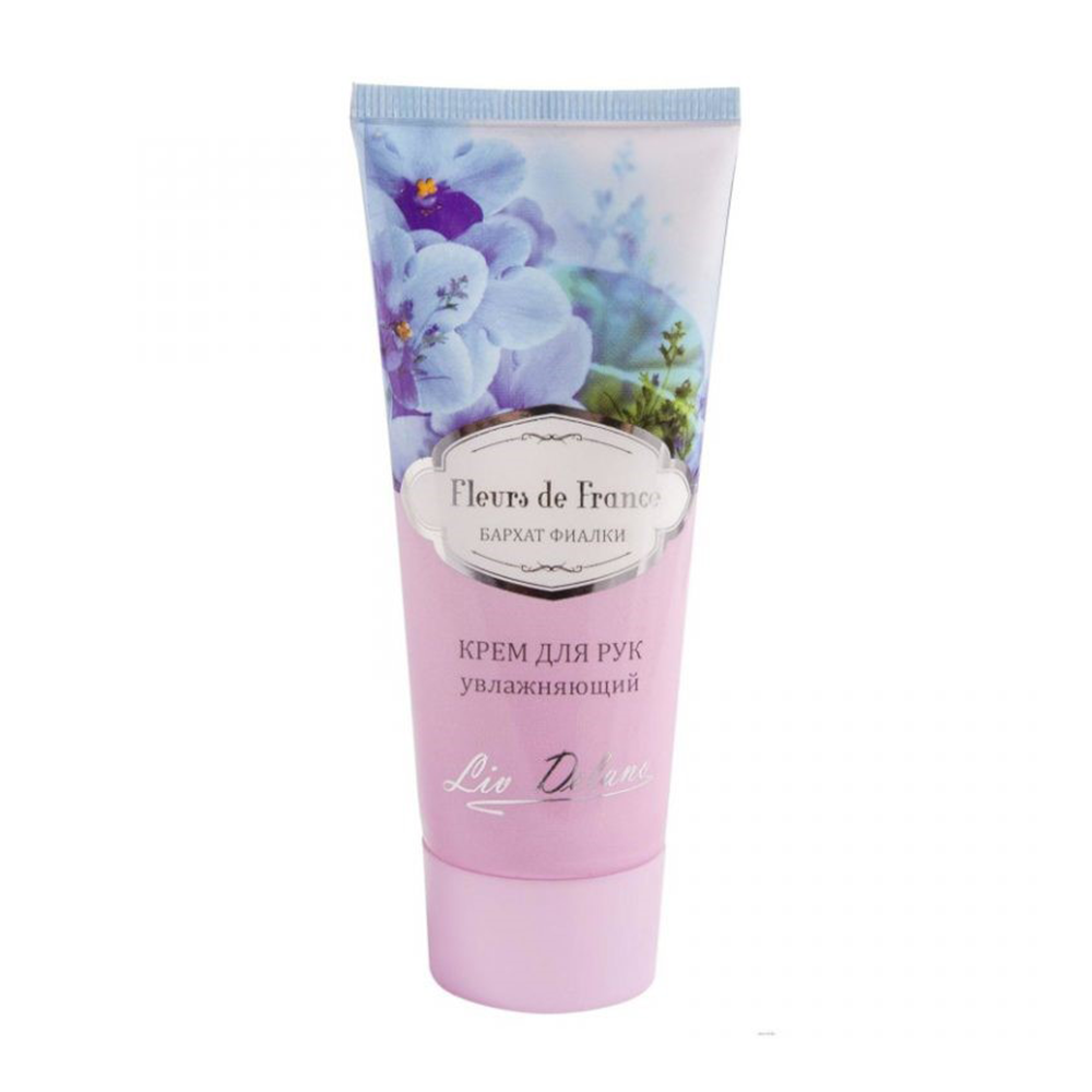 Liv-delano FLEURS DE FRANCE Крем для рук увлажняющий Бархат фиалки 75г