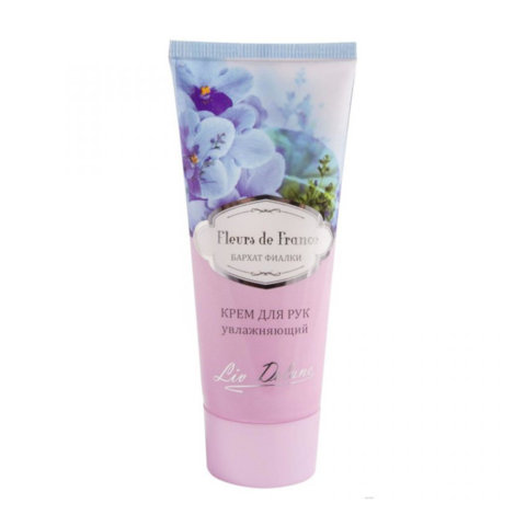 Liv-delano FLEURS DE FRANCE Крем для рук увлажняющий Бархат фиалки 75г