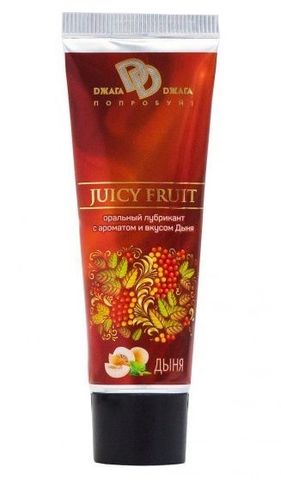 Интимный съедобный лубрикант JUICY FRUIT с ароматом дыни - 30 мл. - БиоМед BMN-0066