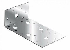 Крепежный уголок 145х55х90х2 мм ассиметричный KUAS Сибртех