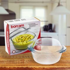 Кастрюля с крышкой 1,0л круглая