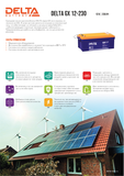 Аккумуляторная батарея DELTA BATTERY GX 12-230