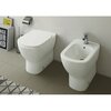 Ideal Standard T456901 TESI Напольное пристенное биде, с отверстием под смеситель, с отверстием перелива, с крепежом