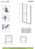 Дверь душевая в нишу Radaway Eos DWD 37723-01-01N