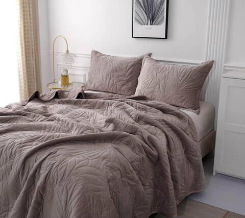 Покрывало 160х220 и наволочка 50х70 Sofi De MarkO Глория розовое