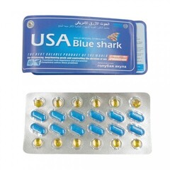 Возбуждющее средство для мужчин USA Blue Shark (12 таблеток + 12 витаминов)