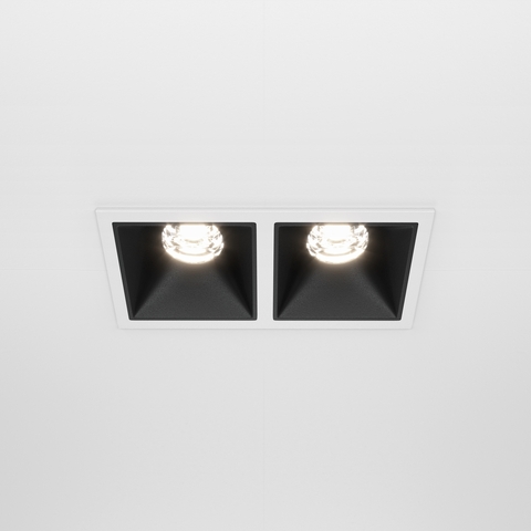 Встраиваемый светодиодный светильник Maytoni Alfa LED DL043-02-10W4K-SQ-WB