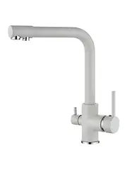 Смеситель для кухни с краном для фильтра L4055W-3 белый
