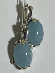 Радикал нат(серьги из серебра)