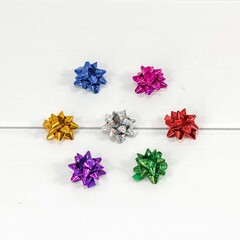 
          Бант Звезда 2,5 Х 2,5 См. Блестки Для Упаковки Подарка Набор 100 Шт. (микс Цвета)