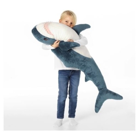 Акула большая мягкая игрушка