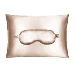 Набор для сна Silk Silk карамель (наволочка + маска)