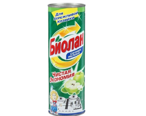 Средство Биолан чистящее Сочное яблоко 400г, шт