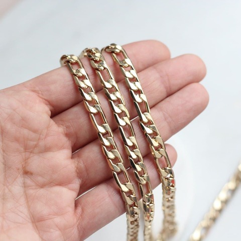 УЦЕНКА!!! Цепочка 7 мм, позолота, 41 см, У224