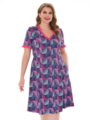 4549 Халат на пуговицах