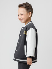 жакет  для мальчика  КР 302841/антрацитовый 3902 к590