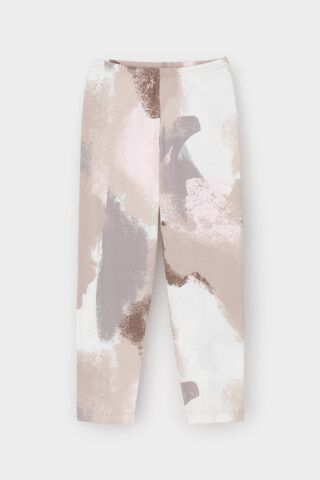 брюки  для девочки  КР 4074/бежевый,фактура земли к559