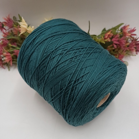 Арт Lover фабрика Pura Lana Italia 250м/100гр 01 Deep Teal Темно-бирюзовый