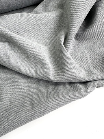 Трикотаж кашкорсе, Серый меланж