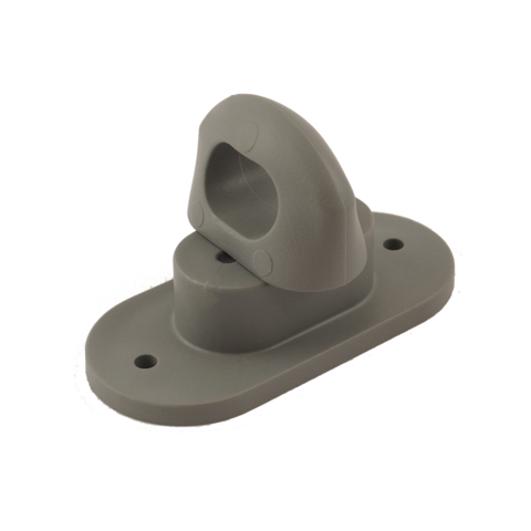 Скоба поворотная полимерная серая 400 шт*уп