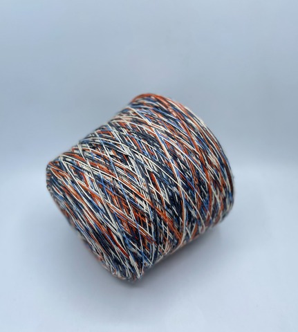 Бобинная пряжа, Flower print, 410м. 75% Меринос, 25% Полиамид, Мультиколор(10/278), 37345