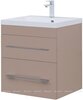 Aquanet 308387 Тумба с раковиной Верона 58 подвесная 2 ящ. цв.капучино (308387)