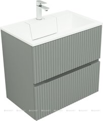 Aquanet 332520 Тумба с раковиной Джейн 70 цв.мисти грин (раковина Фортуна) (332520) фото