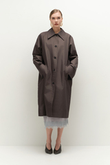 Тренч прямого кроя