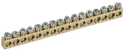 TEKFOR Шина нулевая сечение 6х9 16 отв. IEK