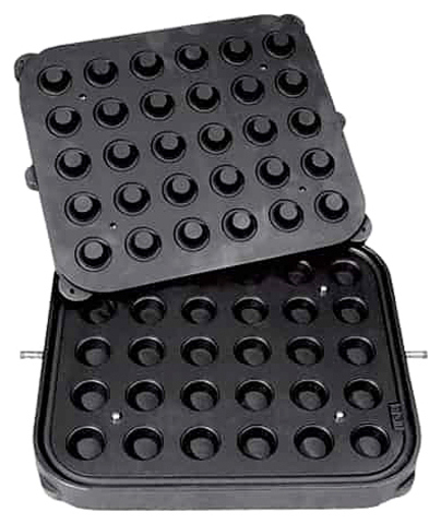 Форма для тарталетницы Kocateq DHTartmatic Plate 11 (круглые, верхний ? 41 мм, нижний ? 27 мм, 30 шт.)