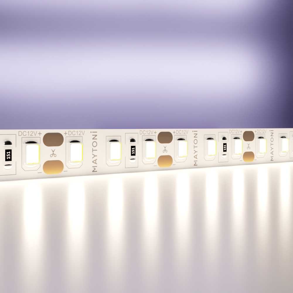 Светодиодная лента Maytoni Technical 14,4W/m 120LED/m 2835SMD дневной белый 5M 10115