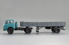 MAZ-504 with semi-trailer MAZ-9380 (1986) blue-gray 1:43 Nash Avtoprom