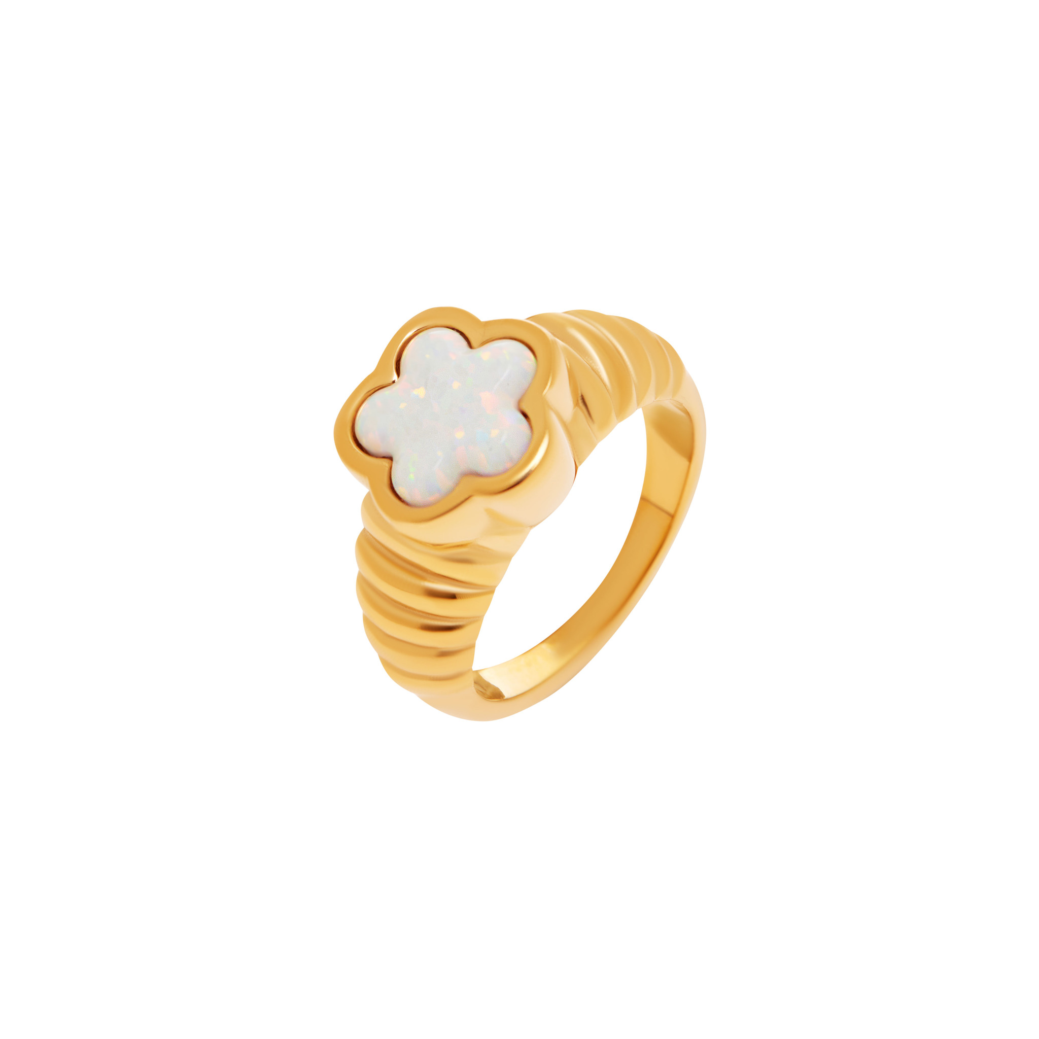 JULY CHILD Кольцо Rose Opal Ring - Gold july child кольцо starstruck ring – lime