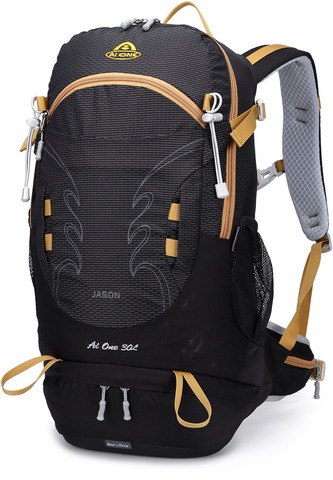 Картинка рюкзак туристический Ai One 1869B Midnight black - 1