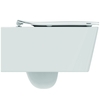 Ideal Standard T521101 BLEND CUBE Сиденье и крышка стандарт, тип SANDWICH/SLIM, дюропласт, легкосъемное (шарниры Easy Take Off), с функцией плавного закрытия