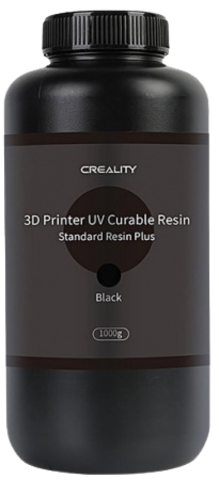 Фотополимер Creality Standard Rigid LCD UV Resin, Черный, 1 л.